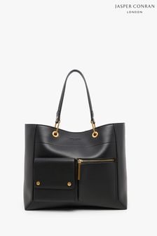 Jasper Conran London Shopper Black Bag (E29687) | $240