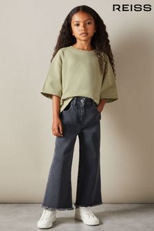 Reiss Sage Cassy Oversized Cotton Crew Neck T-Shirt (E29703) | LEI 124