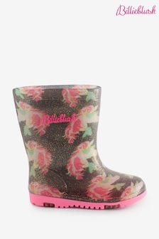 Billieblush Pink Floral Print Wellies (E29731) | $74