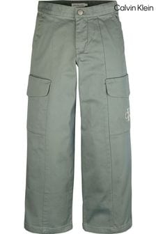 Calvin Klein Green Clean Utility Cargo Trousers (E30094) | $143