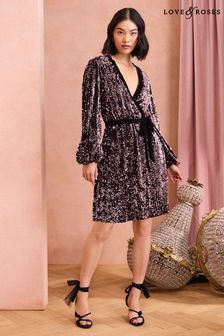 Pink Wrap Dresses Pink Tie Waist Dresses Next