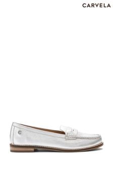 Carvela Silver Crackle Shoes (E30841) | kr1,285