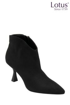 Lotus Black Ankle Boots (E30875) | $129