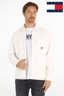 Tommy Jeans Chunky Corduroy White Shirt (E31456) | KRW213,500