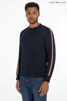 Tommy Hilfiger Blue Shadow Stripe Sweatshirt (E31866) | $206