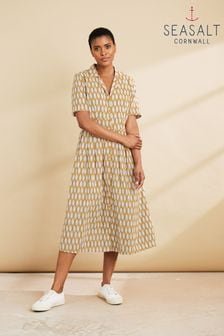 Seasalt Cornwall Yellow Charlotte Dress (E32113) | kr987