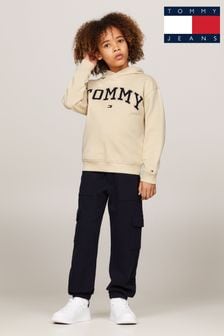 Tommy Hilfiger Varsity Embroidered White Hoodie (E32771) | ‏277 ‏₪ - ‏327 ‏₪