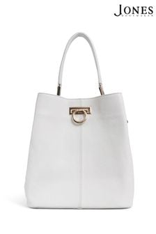 Jones Bootmaker Verna Leather Shoulder White Bag (E33000) | AED549
