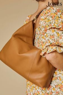 Jones Bootmaker Violetta Leather Shoulder Brown Bag (E33016) | 631 ر.س