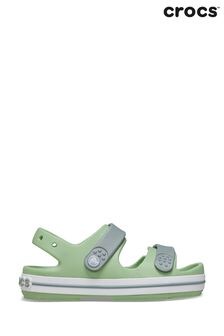 Crocs Mint Green Kids Crocband Cruiser Sandals (E33141) | $60