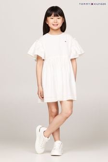 Tommy Hilfiger White Broderie Anglaise Dress (E33552) | $103 - $119