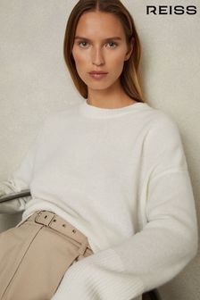 Women s Cream Crew Neck Knitwear Next Oman