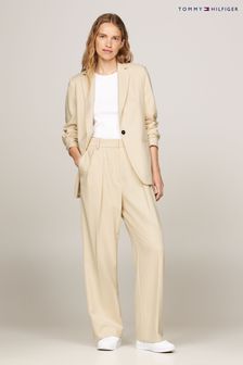 Tommy Hilfiger Relaxed Blue Straight Leg Trousers (E37277) | $274