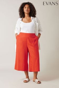 Evans Linen Culottes (E37411) | $67