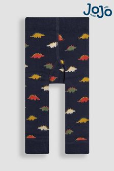 JoJo Maman Bébé Navy Dinosaur Extra Thick Leggings (E37639) | $21