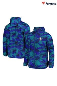 Fanatics Blue Chelsea Active Camo Shower Jacket (E38516) | kr1 100