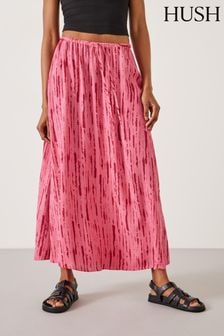 Hush Pink Tia Maxi Skirt (E39147) | $146