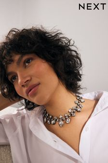 Dlovina - Jewelled Collar Necklace Made With Recycled Iron (E39919) | 705 K