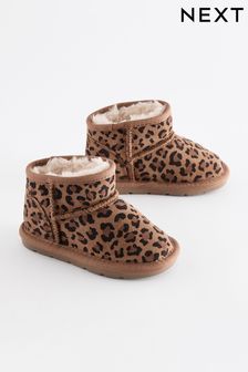 Little girl leopard print boots deals