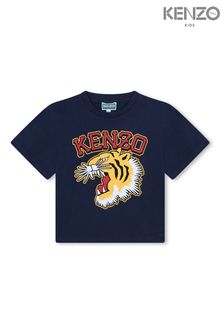 KENZO KIDS Varisty Tiger Logo Short Sleeve T-Shirt (E41206) | €83 - €108