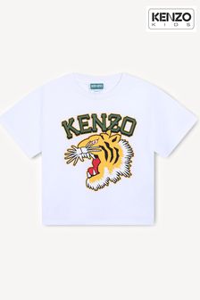 Boys KENZO KIDS White Holiday Tops Next Luxembourg