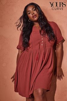 Yours Curve Red Desert Dress (E41651) | $50