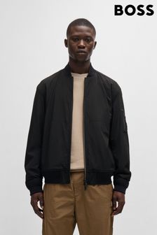 BOSS Black Water-Repellent Jacket With Zipped Sleeve Pocket (E41728) | 412 €