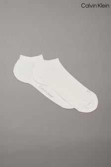 Calvin Klein White Womens Sneaker Socks 2 Pack (E41923) | €18