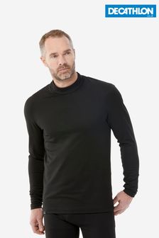 Decathlon Mens Thermal Ski Base Layer Black Top (E43381) | $33