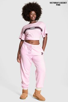 Pink brand joggers deals