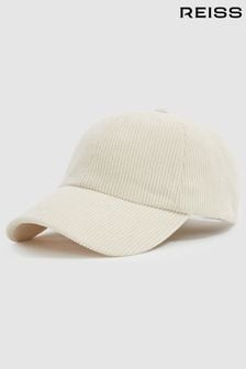 Reiss Off White Benton Corduroy Baseball Cap (E45198) | $103