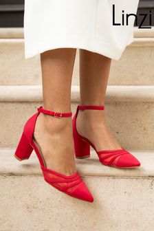 Red Block Heel Shoes Next Ireland