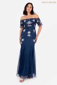 Next navy bardot dress cheap