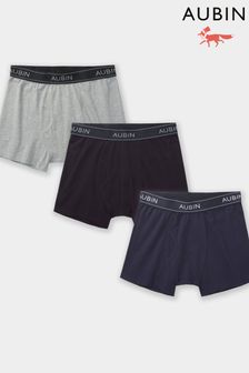 Aubin Toft Boxer Black Shorts 3 Pack (E47518) | HK$504