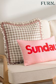 Cushions Pink Words Rectangular Homeware Cushionsandthrows Next Luxembourg