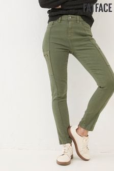 Curve Trousers Fat Face Green Casual Next Luxembourg