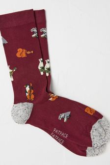 Red Badger - Fatface Men's Socks 1 Pack (E50392) | ‏38 ‏₪