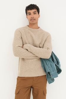 Fat face cable knit jumper deals