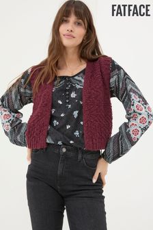 FatFace Talia Red Pattern Waistcoat (E50449) | HK$509