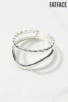 FatFace Silver Tone Stacked Ring (E50469) | $19