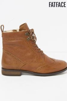 Fat Face Brown Lace Up Casual Boots Next Luxembourg