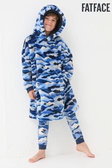 FatFace Camo Navy Blue Oversized Hoodie (E50558) | €36