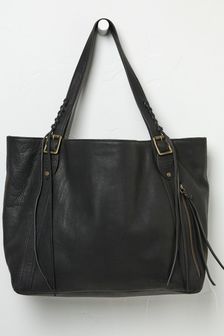 Fat face black leather bag discount