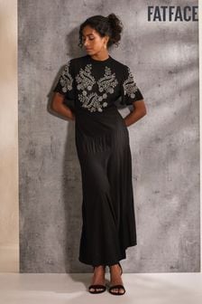 Women s Fat Face Black Pleated Dresses Next Luxembourg