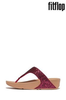 Fitflop Red Lulu Glitterball Toe Post Sandals (E50750) | 107 €