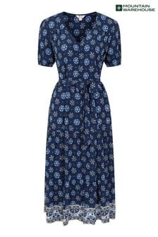 Mountain Warehouse Blue Morocco Womens Midi Dress (E50947) | €71