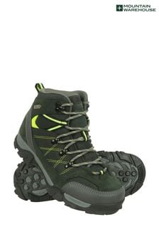 Mountain Warehouse Green Kids Trail Waterproof Walking Boots (E50992) | kr770