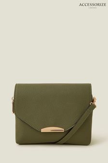 Accessorize Green Double Zip Cross-body Bag (E51072) | 228 د.إ