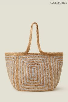 Accessorize Natural Jute Beach Bag (E51073) | kr640