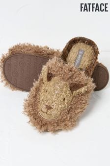 FatFace Lionel Natural Lion Slippers (E52069) | $48